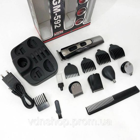 Електромашинка для стрижки, Машинка-тример для стрижки беспроводная Триммер висков ZU-85 | Зображення 7