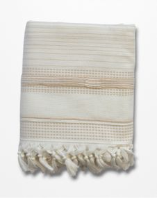 Рушник пляжний пештемаль Pupilla 90 х 170 см, Verona Bej