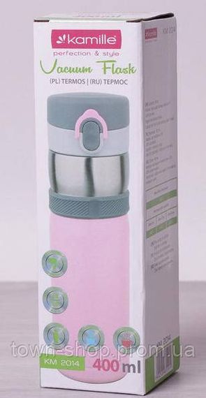 Термос Kamille Perfection&Style 400мл сталь нержавеющая KM-2014 | Зображення 7