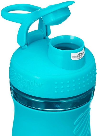 Шейкер спортивний (пляшка) BlenderBottle SportMixer Flip 28oz/820ml Teal | Зображення 4