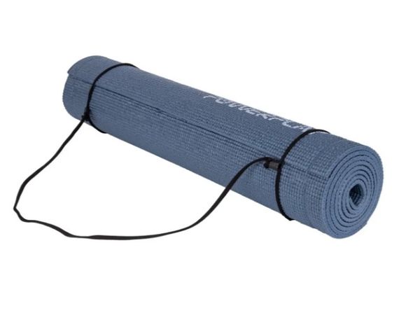 Килимок для йоги та фітнесу PowerPlay 4010 PVC Yoga Mat Темно-синій (173x61x0.6) (PP_4010_Navy_(173*0,6)) | Зображення 5