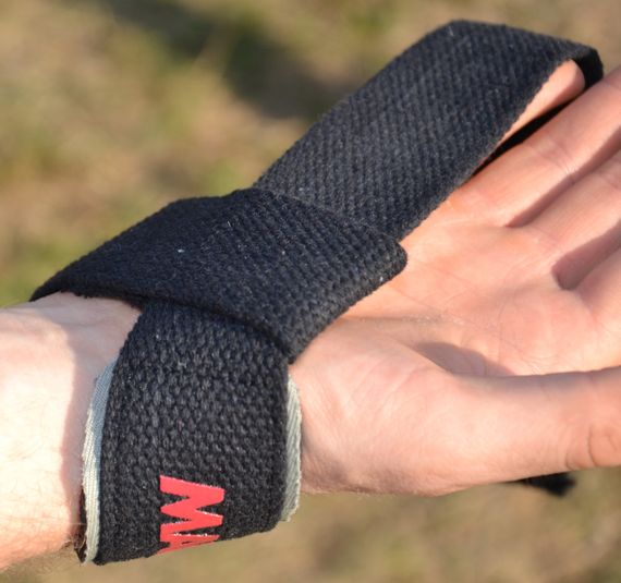 Лямки для тяги MadMax MFA-267 PWR Straps Black/Grey/Red | Зображення 5