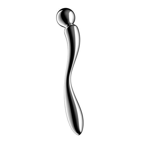 Металевий дилдо Satisfyer Star Force 2, двосторонній, можна нагрівати та охолоджувати | Зображення 1