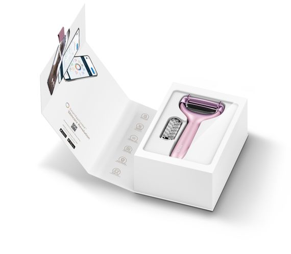 Електронний ролер для обличчя та тіла з мікроголками GESKE MicroNeedle Face&Body Roller 8в1 pink | Зображення 8