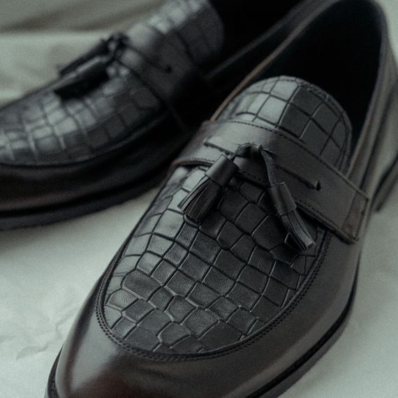 Туфли лоферы, коричневые 42 размер | Зображення 1