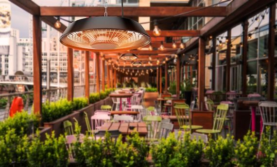 Інфрачервоний обігрівач Neo Tools стельовий 1500 Вт, Чорний (90-037) | Зображення 5