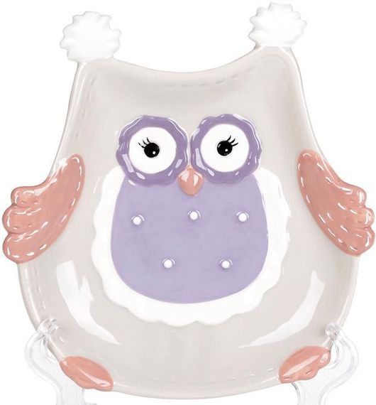 Набір 4 блюда "Owl Family" 18.9см кераміка (десертні тарілки)