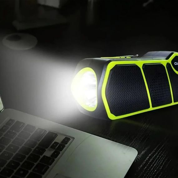 Радіоприймач із сонячною панеллю та Powerbank (1500мАг), МР3-плеєром, CL-823 / Портативна бездротова Bluetooth колонка / LED | Зображення 1
