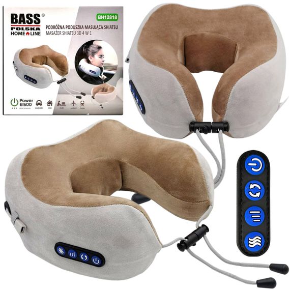 Бездротовий масажер для шиї Shiatsu масажна подушка Bass Polska | Зображення 9