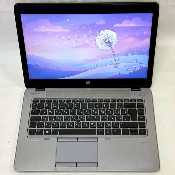 Ноутбук HP EliteBook 840 G2 / 14" (1600x900) TN / Intel Core i5-5200U (2 (4) ядра по 2.2 - 2.7 GHz) / 8 GB DDR3 / 256 GB SSD / Intel HD Graphics 5500 / WebCam / 3G / Windows 10 Pro б/в | Зображення 2
