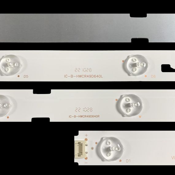 LED підсвітка Samsung TV 49" IC-B-HWCR49D640L IC-B-HWCR49D640R ZNL60600-AC 12шт. | Зображення 2