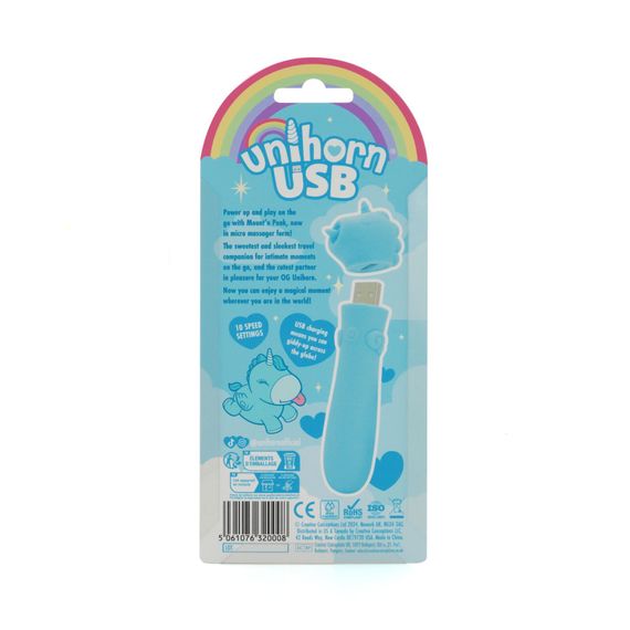 Вібратор-єдиноріжка Unihorn USB Bullet – Mount'n Peak, віброкуля, USB-зарядка, 10 режимів | Зображення 4