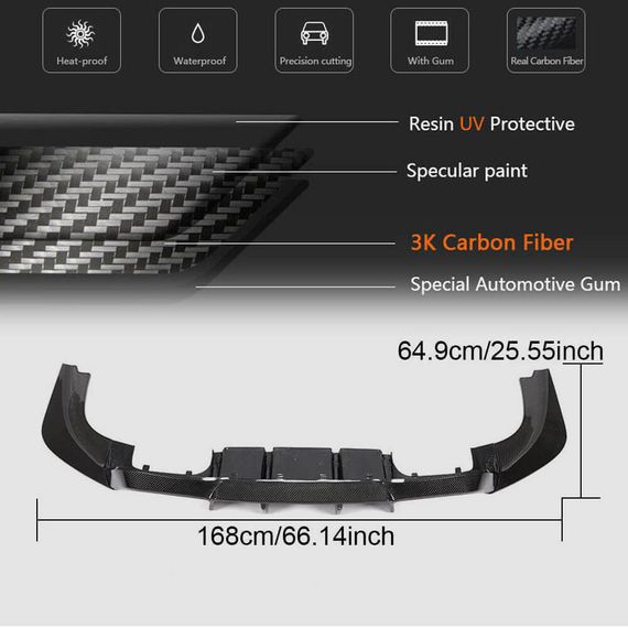 Задний диффузор V1 для F87 M2/M2C, Карбон для BMW 2 серия F22/23 2014-2021 гг | Зображення 5