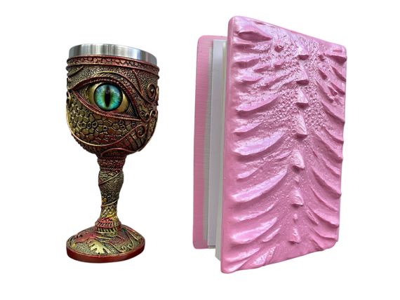 Подарунковий набір Келих 3D Око Зелений і Блокнот 3D «Дракон Єдинорога» | Зображення 1