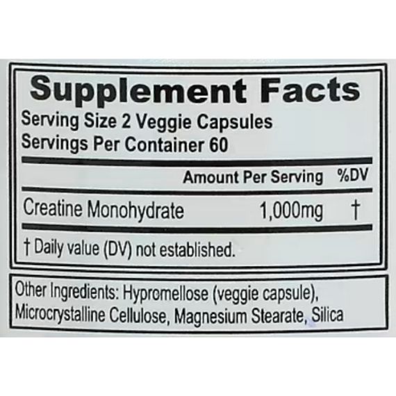 Креатин моногідрат Evlution Nutrition Creatine 1000 120 Caps | Зображення 1