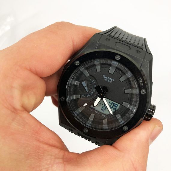 Мужские водостойкие кварцевые часы, Военные часы с батарейкой Модные наручные электронные VK-26 | Зображення 9