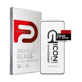 Скло захисне Armorstandart Icon Xiaomi Poco F7 Pro Black (ARM80410)