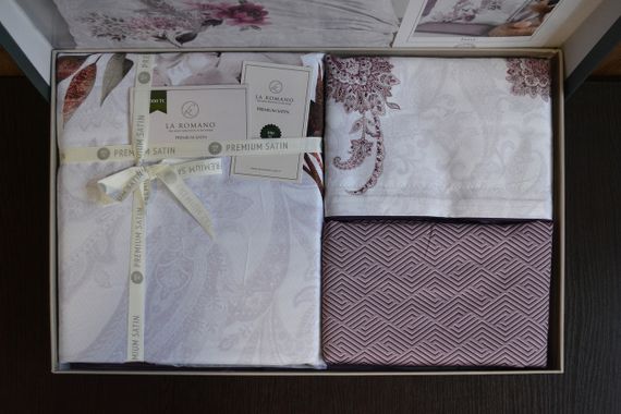 Постільна білизна La Romano Premium Satin 160×220 см сімейна Dolce Berry | Зображення 6