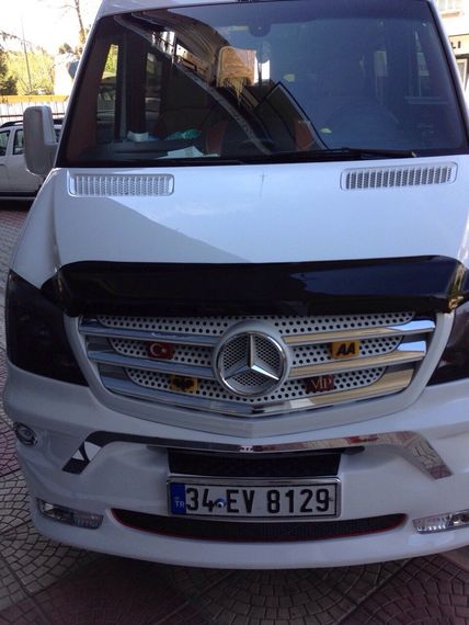 Дефлектор капота 2013-2024 (V2, EuroCap) для Mercedes Sprinter | Зображення 8