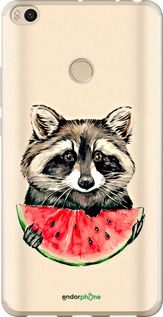 Чохол на Xiaomi Mi Max 2 Єнотик з кавуном "4605t-994-2448"