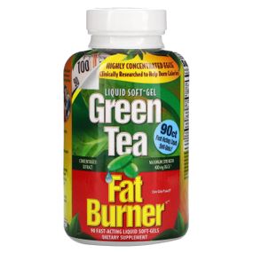 Жироспалювач із зеленим чаєм, Fat Burner, Applied Nutrition, для нормалізації ваги, 90 швидкодіючих рідких м&#039;яких гелів
