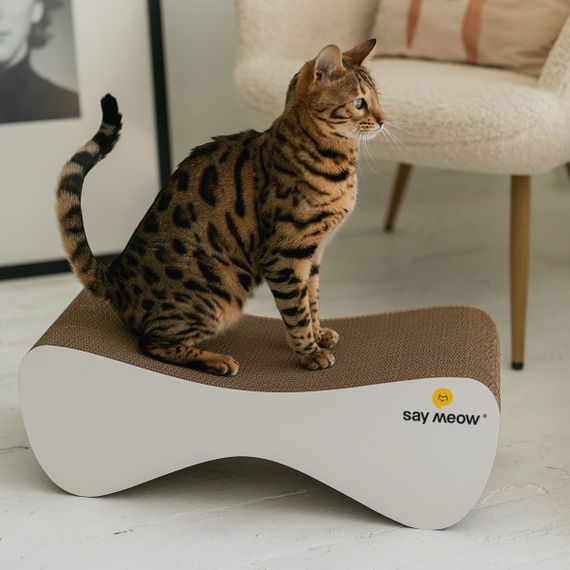 Кігтеточка картонна Say Meow Cloud, 61 см х 21 см х 24 см | Зображення 4