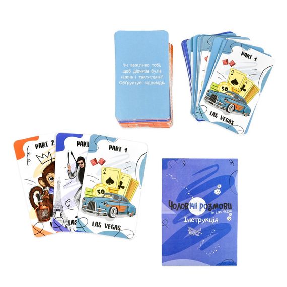 Карточная игра Мужские разговоры 30673 карточек 108 штук | Зображення 2