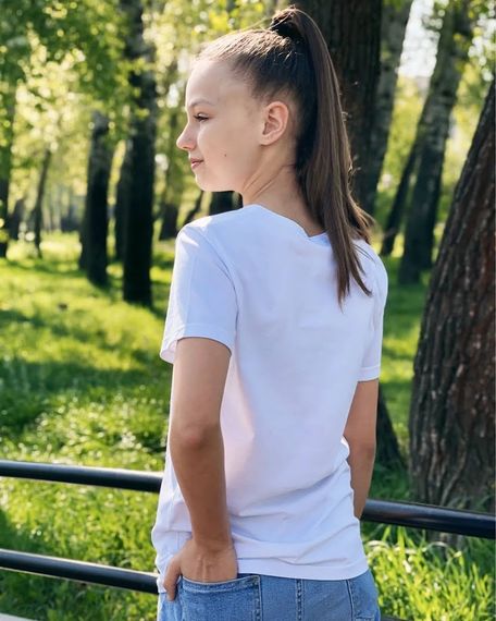 Футболка дитяча Носи своє 152 Білий (p-11221-121287) | Зображення 3
