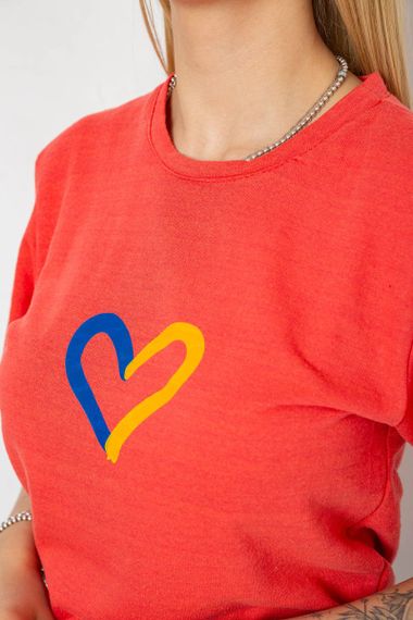 Футболка жіноча з принтом, колір кораловий, 238R330 | Зображення 4