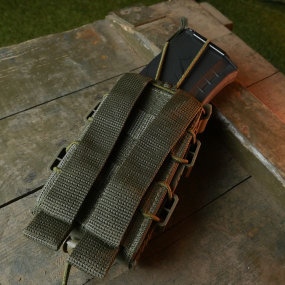 Подсумок под 1 магазин Kiborg М-1 велкро хаки | Зображення 9
