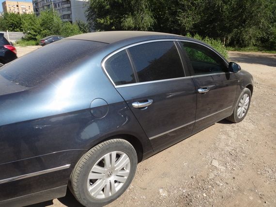 Накладки на ручки (4 шт, нерж) Carmos, Турецька сталь для Volkswagen Passat B6 2006-2012рр | Зображення 2