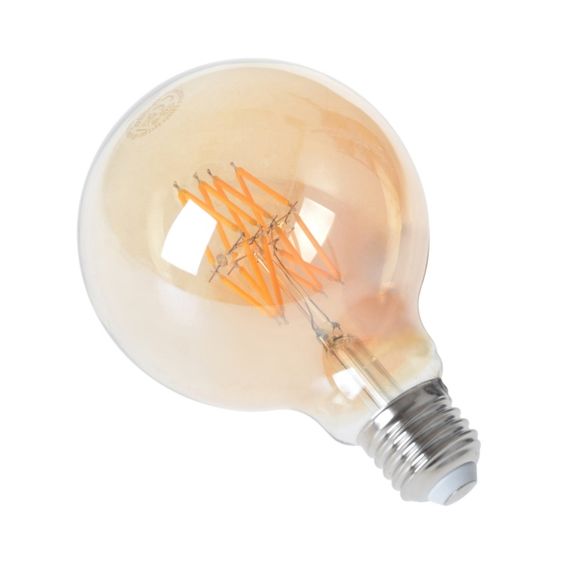 Лампа светодиодная LED 8W E27 COG WW G95 Amber 220V | Зображення 3