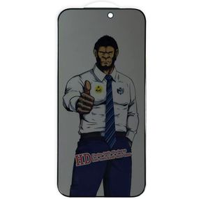 Защитное стекло Privacy 5D Anti-Static (тех.пак) для Apple iPhone 17 Pro Max (6.9") Черный