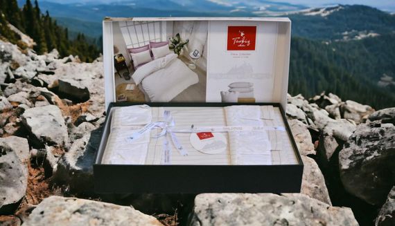 Постельное белье Turkiz Ranforse Prima 200 х 220 см Mauro Violet | Зображення 2