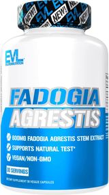 Бустер тестостерона EVLution Nutrition Fadogia Agrestis, 600 mg, 30 Veggie Capsules