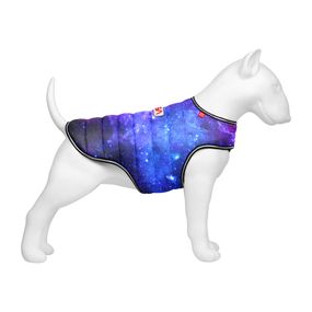 Курточка-накидка для собак WAUDOG Clothes, крихіток "NASA21", XS, А 26 см, B 33-41 см, C 18-26 см