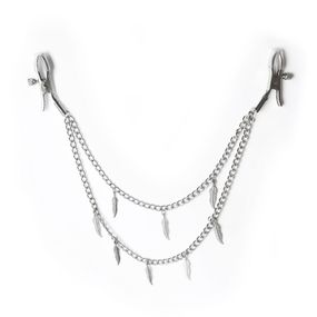 Зажимы с двойной цепочкой для сосков Art of Sex – Dream Catcher sexstyle