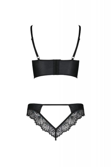 Комплект білизни бікіні, мереживний black S/M ASTRIDA BIKINI - Passion Sex Aura | Зображення 3