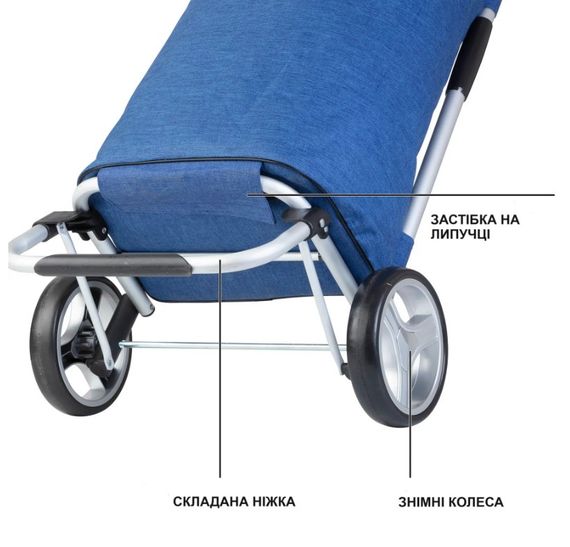 Сумка-візок ShoppingCruiser Foldable Blue (650061) | Зображення 3
