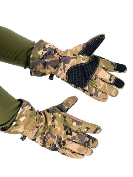 Рукавиці тактичні Soft Shell 5.0 мультикам | Зображення 4