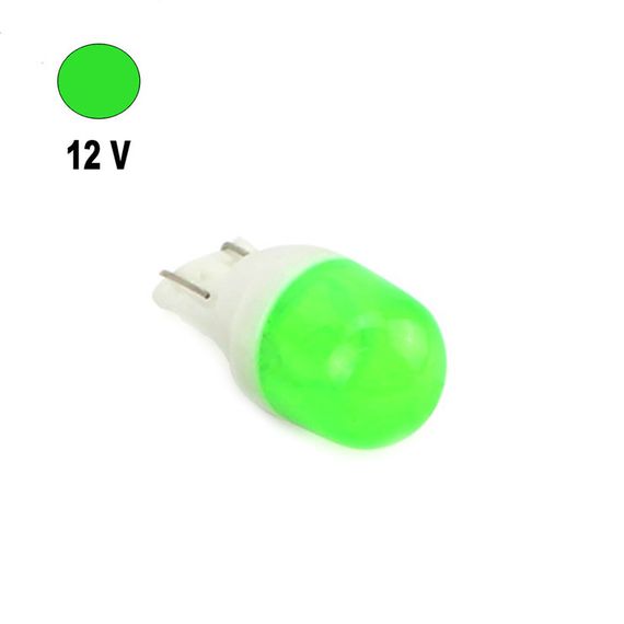 Автолампа Terra T10 / W5W, цоколь W2.1x9.5d, 5630 smd x 2, зеленый, 12V, 1.5W | Зображення 1