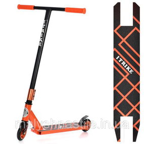 Самокат трюковый iTrike SR2-067-5-OR двухколесный