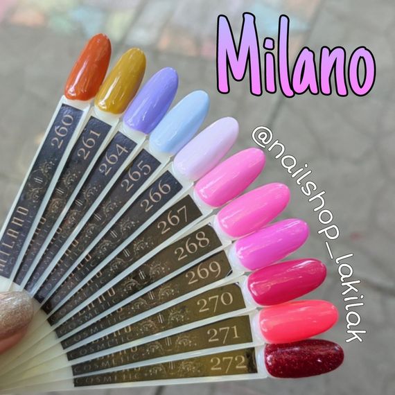 Гель-лак Milano 267 8мл | Зображення 5