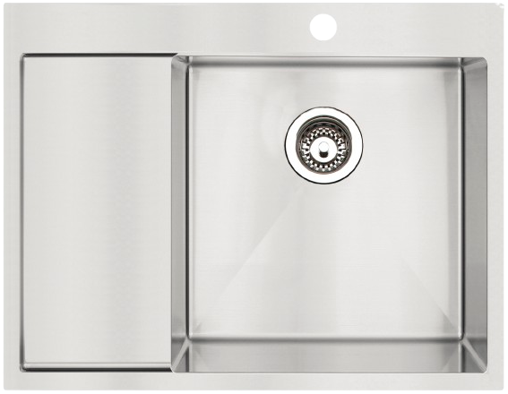 Мийка BR 62x50 Right + Змішувач FKM 56 Flex Inox 8213.401.0039 | Зображення 1