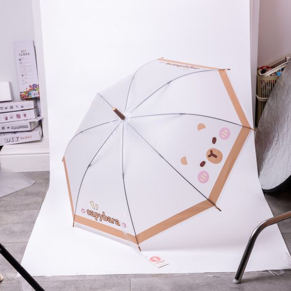 Класична парасолька-тростина напівавтомат з поліестеру 8 спиць діаметр 92 см HP-23-10 | Зображення 2