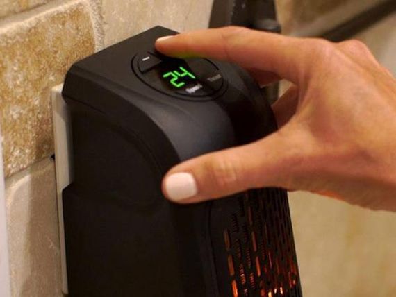 Портативний міні обігрівач 400Вт Handy Heater Чорний