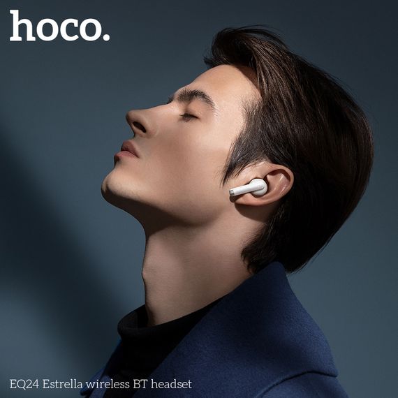 Бездротові навушники HOCO EQ24 Estrella wireless BT headset White Star | Зображення 2