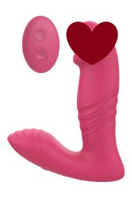 Анальный вибратор DREAM TOYS Essentials с поступательными движениями, розовый Sex Aura