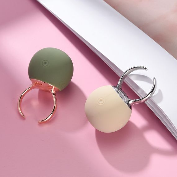 Вибратор-кольцо Sweet Em для клитора, зелёный, 2.7 х 4.5 х 2 см sexstyle | Зображення 7