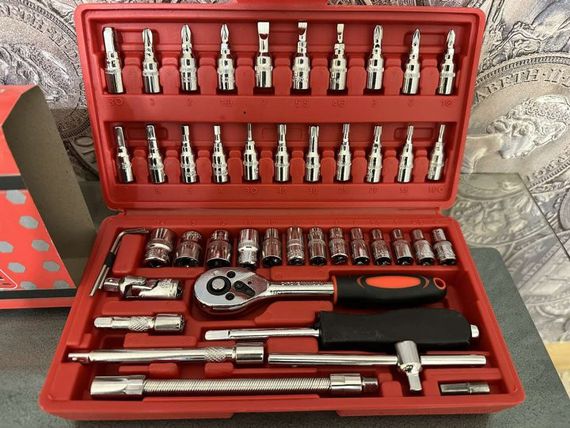 Набір інструментів Piece Tool Set 46 предметів в ударостійкому кейсі | Зображення 1